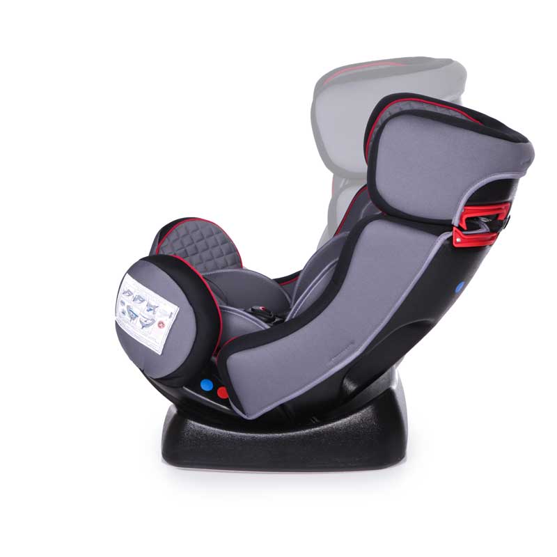 Детское автомобильное кресло Baby Care Nika - группа 0+/I/II - 0-25 кг. 0-7 лет - Черный/Серый 1023   